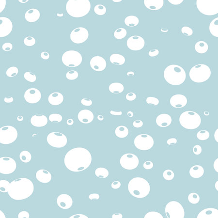 Children's seamless wallpaper with circles.のイラスト素材