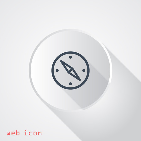 Compas icon. vector icon for web and mobile applications.のイラスト素材
