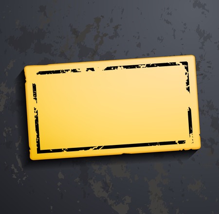 Metal warning vector backgroundのイラスト素材