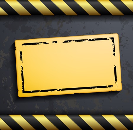 Metal warning vector backgroundのイラスト素材