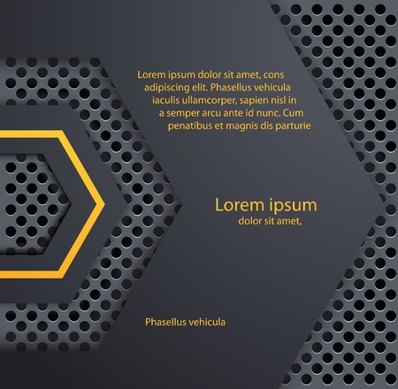 Design elements of dark metalのイラスト素材