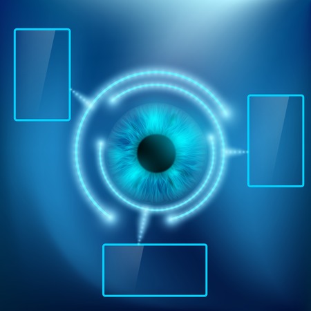 Abstract background with screensのイラスト素材