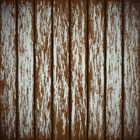 Old wooden wall with peeling paintのイラスト素材
