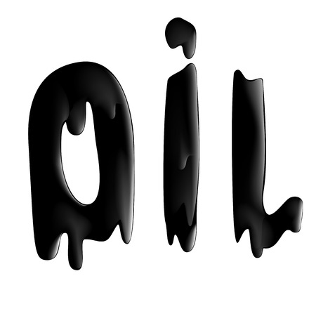 black oil dropletsのイラスト素材