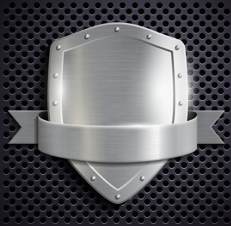 metal shieldのイラスト素材