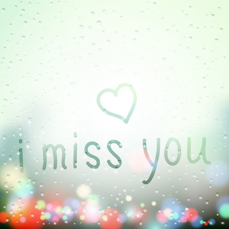 inscription on Sweaty Windowのイラスト素材