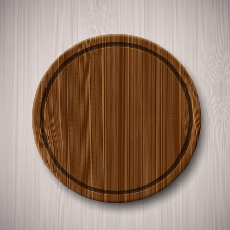 wooden board for cutting foodのイラスト素材