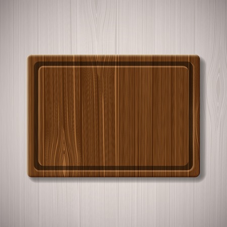 wooden board for cutting foodのイラスト素材