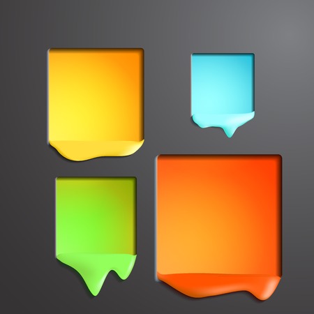 colorful frame with paint streaksのイラスト素材