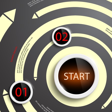 Info graphic designのイラスト素材