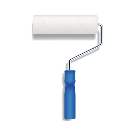 vector realistic paint rollerのイラスト素材