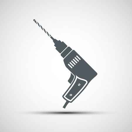 Vector icons electric drillのイラスト素材