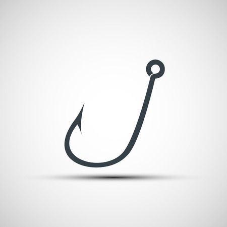 Vector icons fishhookのイラスト素材