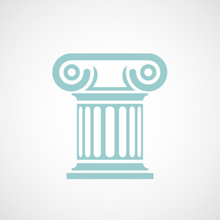  marble columns. Vector image.のイラスト素材