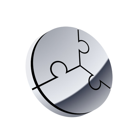 Three dimensional chrome signのイラスト素材