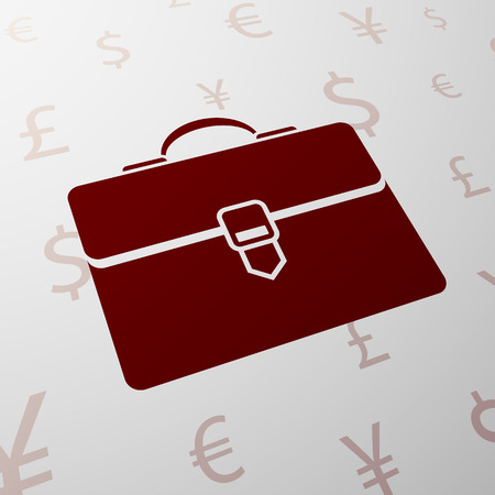 Briefcase illustrationのイラスト素材