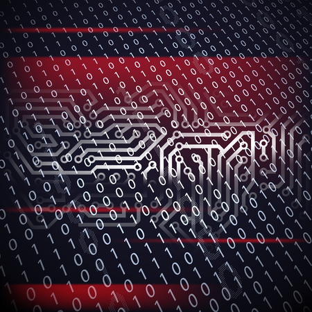 Abstract technology background.のイラスト素材