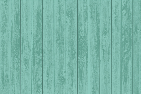 Green wooden table panels. Old background of the timber. Stock vector illustration.のイラスト素材