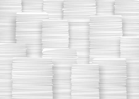 Background from a stack of paper documents. Paperwork in the office. Vector illustration.のイラスト素材