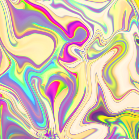 Painting "Running Man". Modern Art. Contemporary Art. Digital. Oil. Fantasy. Altered reality. Fluid Picture. Dali.の写真素材