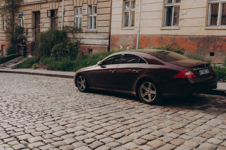 Lviv old city panorama. Ukraine, Europe. High quality photoの写真素材