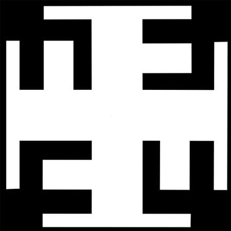 The vector ancient magical Slavic symbol. Celtic magical magic symbol of northern peoples. For t shirt and printing on fabric.のイラスト素材
