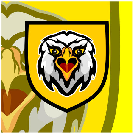 eagle logo mascot for a sport teamのイラスト素材