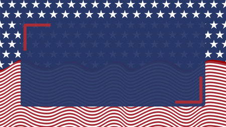 american flag background for independence day memorial day or labor day culture of united states place for your textのイラスト素材