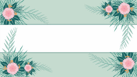 floral background vector illustrationのイラスト素材