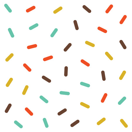 Vector Seamless Pattern Jumble Geometric colors Chaotic Lines Memphis minimal Abstract Backgroundのイラスト素材