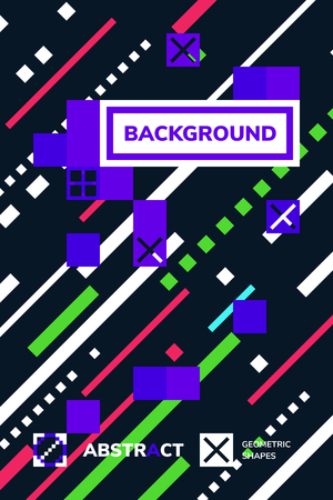 Abstract Geometric designのイラスト素材