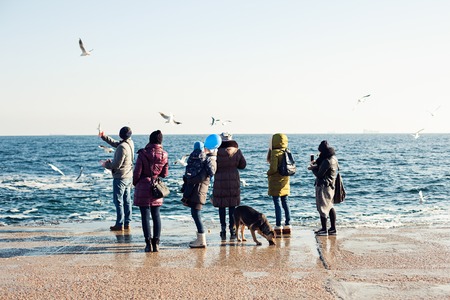 Picturesque panorama of the Black Seaの写真素材