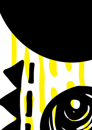 Simple decorative handmade backgroundのイラスト素材
