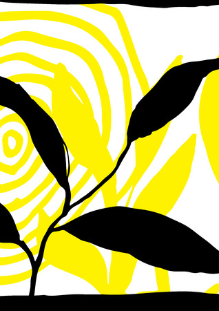 Simple decorative handmade background for design project, cover with isolated elements in clipping maskのイラスト素材