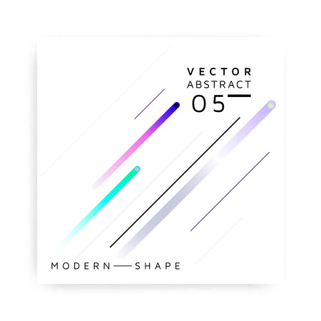 Abstract vector modern colorful shapeのイラスト素材