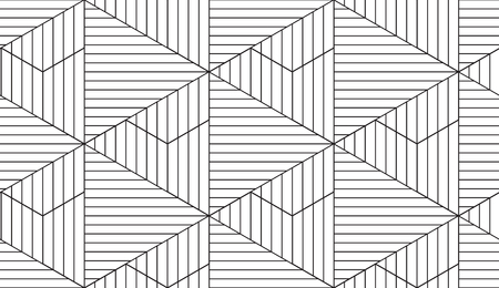 Vector abstract repeating classical background in black and whiteのイラスト素材