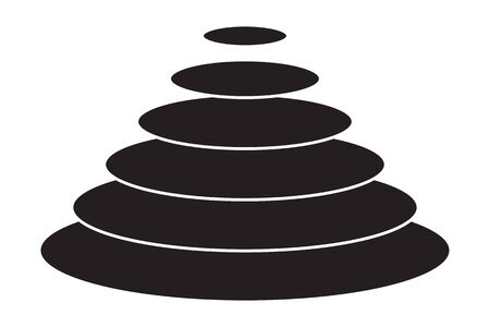 Vector Abstract Shape. Geometric form for T-shirts App interfaces Posters Postcards Patterns design Business cards Brand books Animation Web Clothes Photography etcのイラスト素材