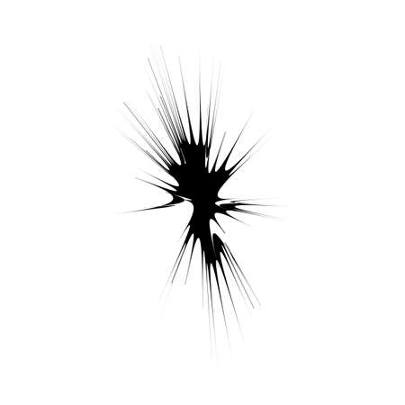 Strange Vector Shape isolated on white background. Geometric figure perfect fit for   web pages social media t-shirts sci-fi scenes postcardsのイラスト素材