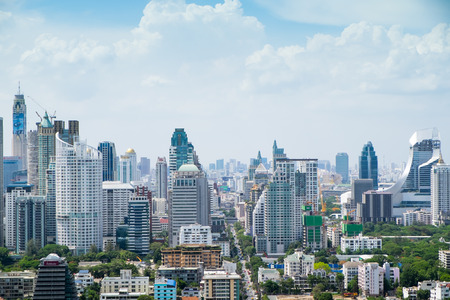 BANGKOK, THAILAND - 24 MAY: Cityscape of Bangkok on 24 May. Bangkok is the capital city of Thailand.のeditorial素材