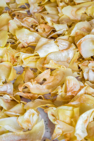 Thai snack from durian - Deep fried durianの写真素材