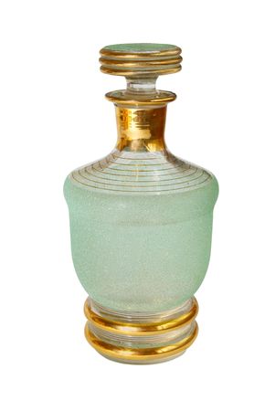 Decanter isolated on white.の写真素材