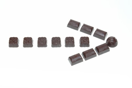 Chocolate arrow