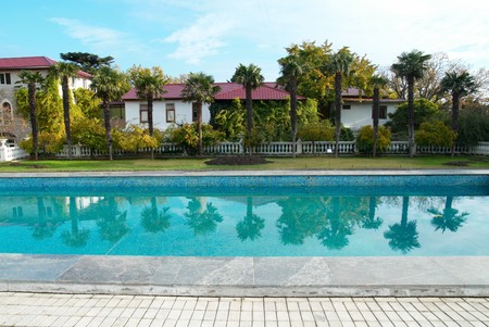 Beautiful swimming pool.のeditorial素材