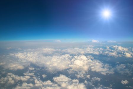 Sky and clouds can be used for backgroundの写真素材