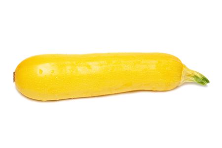 Yellow marrow isolated on the white backgroundの写真素材