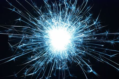 Funny holiday sparkle on the black backgroundの写真素材