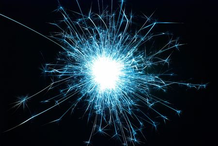 Funny holiday sparkle on the black backgroundの写真素材