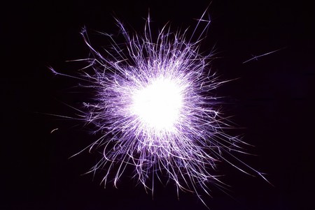 Funny holiday sparkle on the black backgroundの写真素材