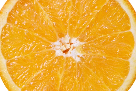 Background of juicy fresh orange. Macro shotの写真素材