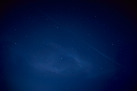 Blue dark night sky with many stars  Space backgroundの写真素材